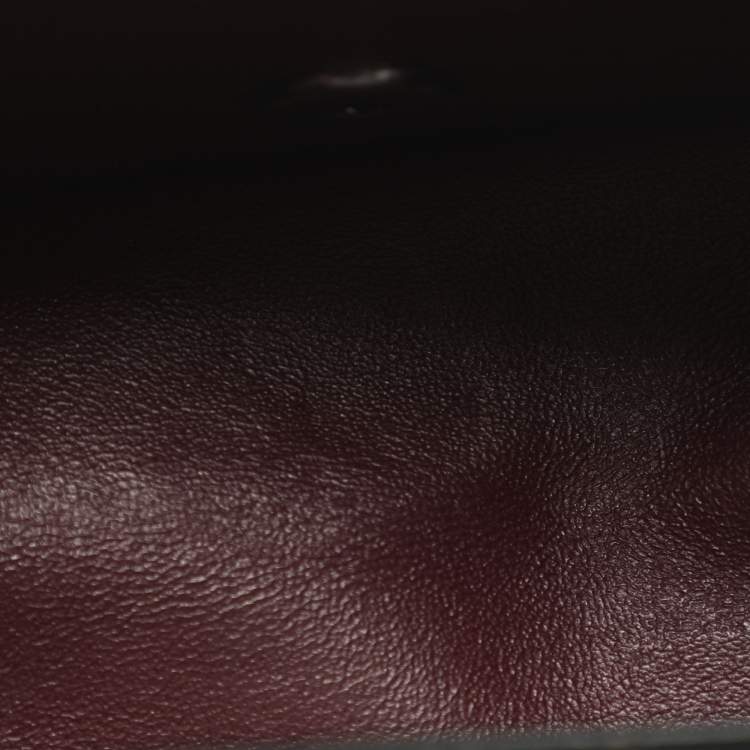 Pre Owned Chanel Propeller Mini Metallic Grey Leather Flap Bag