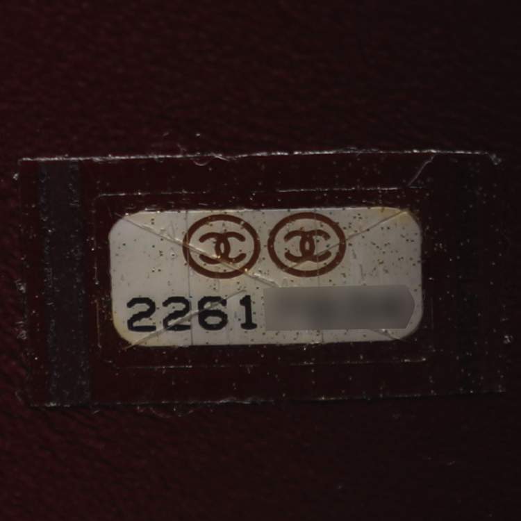 Pre Owned Chanel Propeller Mini Metallic Grey Leather Flap Bag