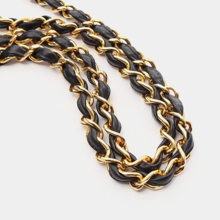 Pre Owned Chanel Vintage CC Maxi Jumbo Black Lambskin Quilted Flap Bag