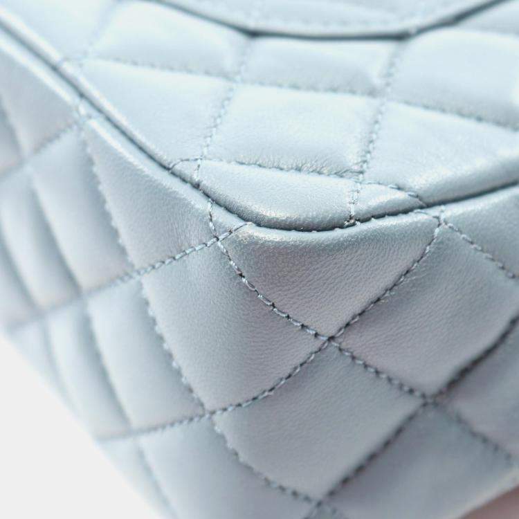 Pre Owned حقيبة شانيل قلاب جلد مقبض علوي كتف