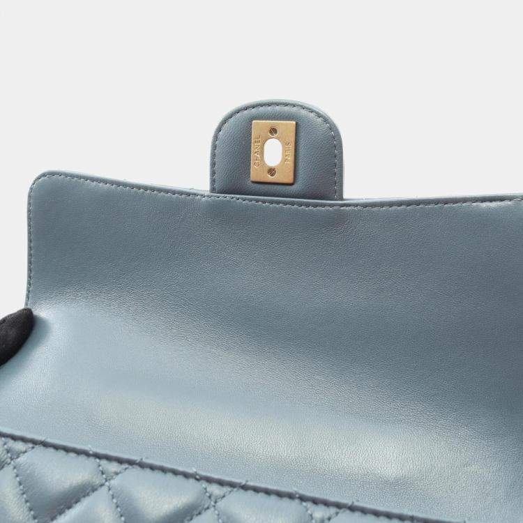 Pre Owned حقيبة شانيل قلاب جلد مقبض علوي كتف