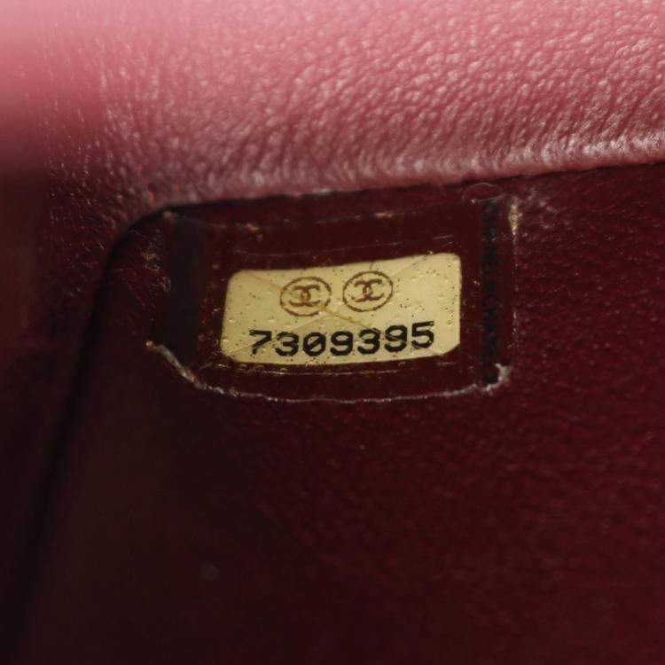 Pre Owned Chanel Turnlock Flap Leather Shoulder Bag