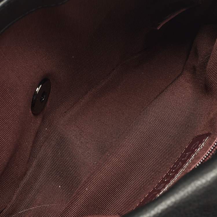 Pre Owned حقيبة شانيل كلاسيك جلد وردي مبطن صغيرة بقلاب مزدوج