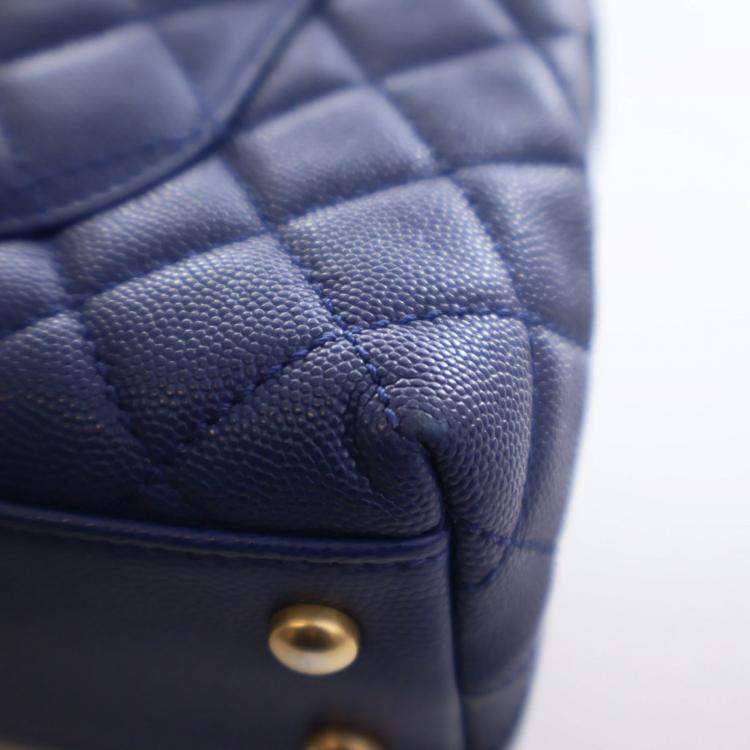 Pre Owned Chanel Mini Caviar Coco Handle Bag