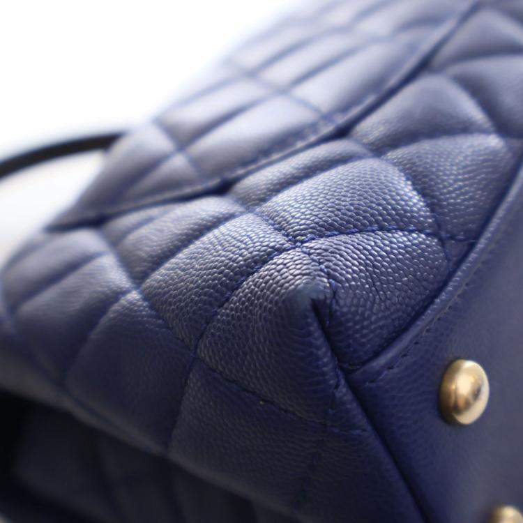 Pre Owned Chanel Mini Caviar Coco Handle Bag