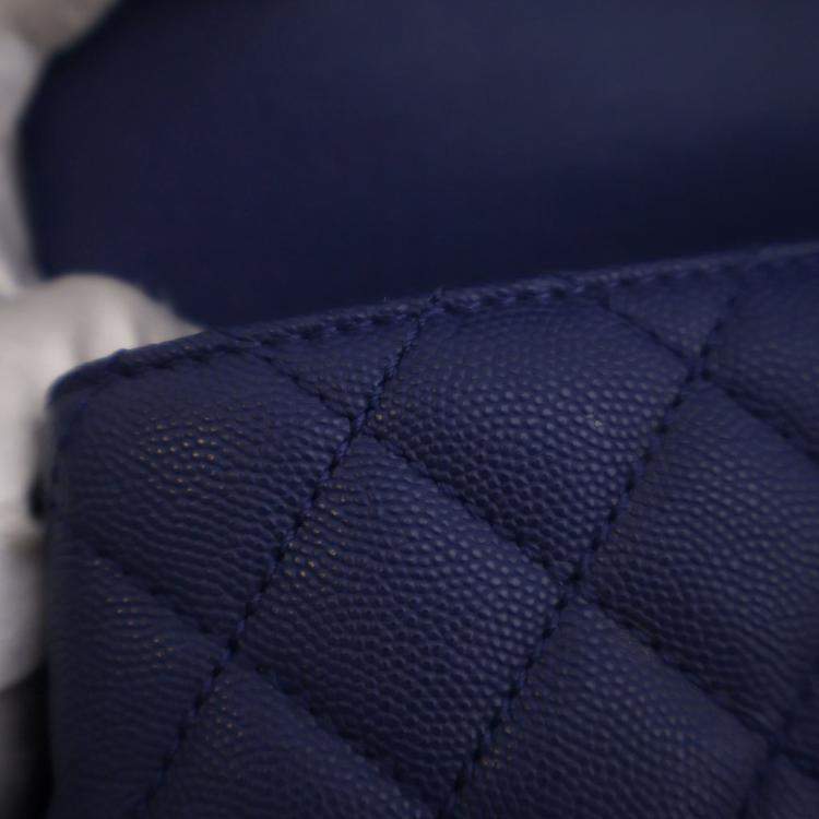 Pre Owned Chanel Mini Caviar Coco Handle Bag