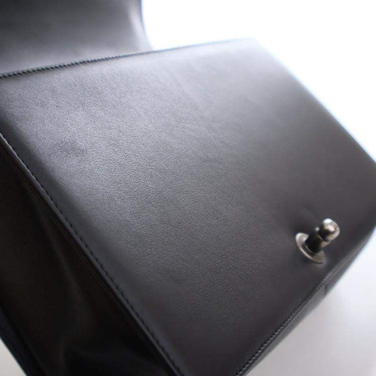 Pre Owned Chanel Large Lambskin Boy Bag