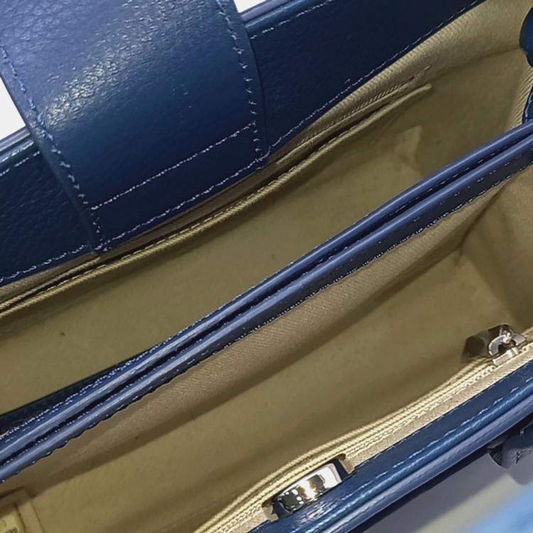 Pre Owned Chanel Blue Leather Neo Bag Mini