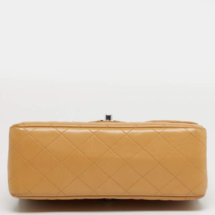 مملوكة مسبقًا Chanel Double Sided Classic Beige Small Quilted Leather Flap Bag