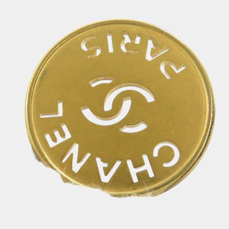 Pre Owned Chanel 22 Gold Hardware Lambskin Handbag