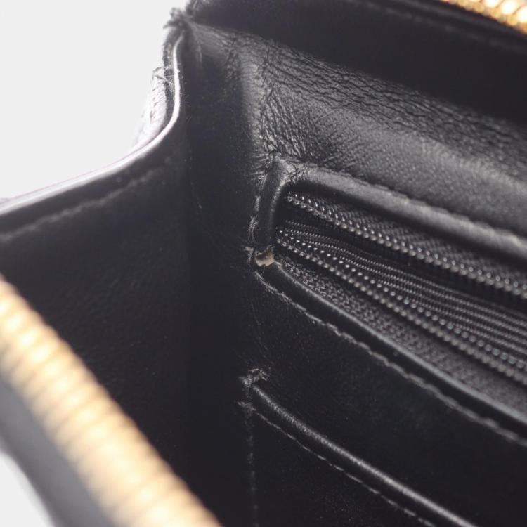 Pre Owned Chanel Matelasse Backpack Bag In Calfskin Leather Black