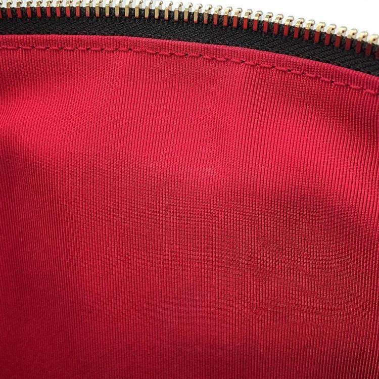 Pre Owned Chanel Bowling Bag Black Caviar Leather Lambskin Size Large