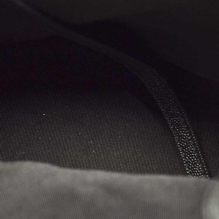 Pre Owned Chanel Duma Black Caviar Quilted Leather Mini Backpack