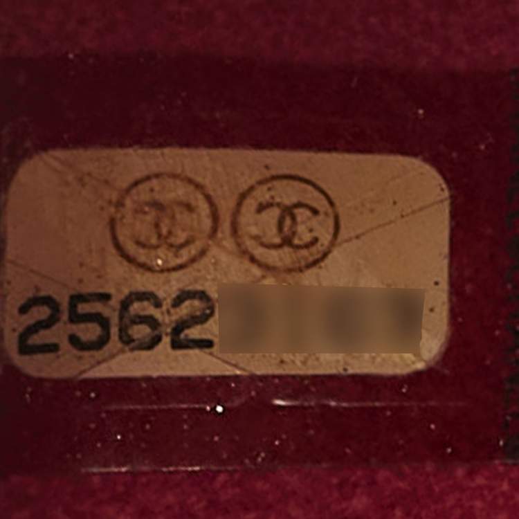 Pre Owned Chanel Gabrielle Mini White/Black Aged Leather Mini Backpack