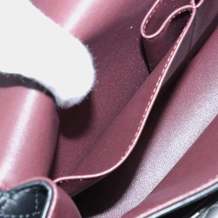 Pre Owned Chanel Black Medium Classic Lambskin Double Flap