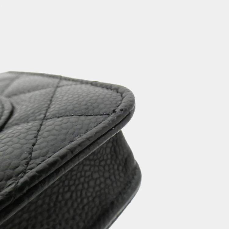 Pre Owned Chanel Timeless Classic Line Chain Wallet