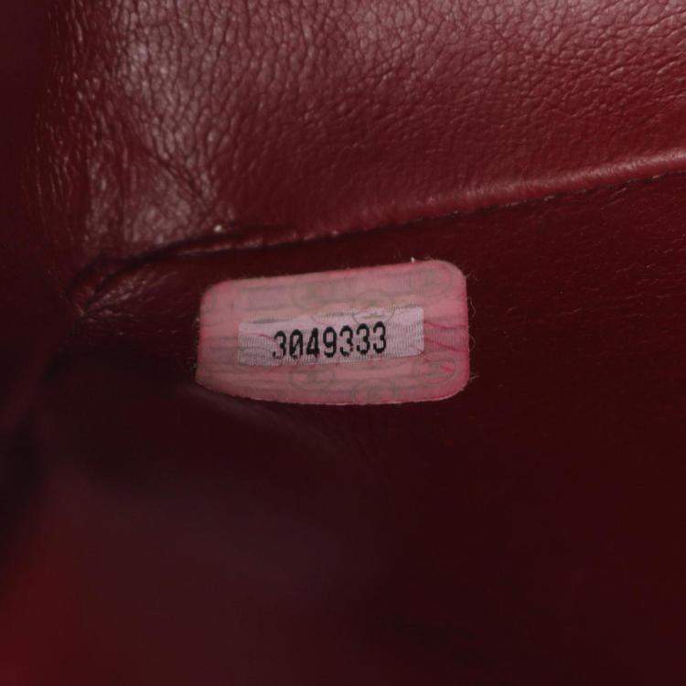 Pre Owned Chanel Matelasse Parent-Child Handbag Lambskin Leather Black