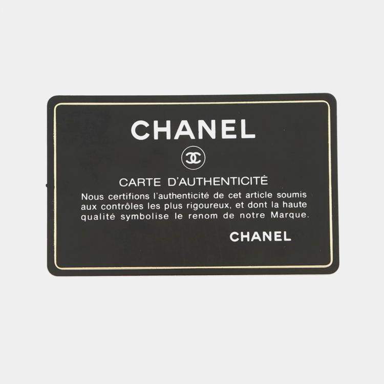 Pre Owned Chanel Chain Wallet Boy Matelasse Coco Mark Black