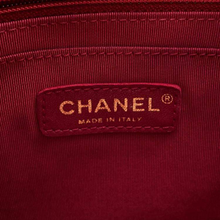 Pre Owned Chanel Backpack Matelasse Coco Mark Chain Lambskin