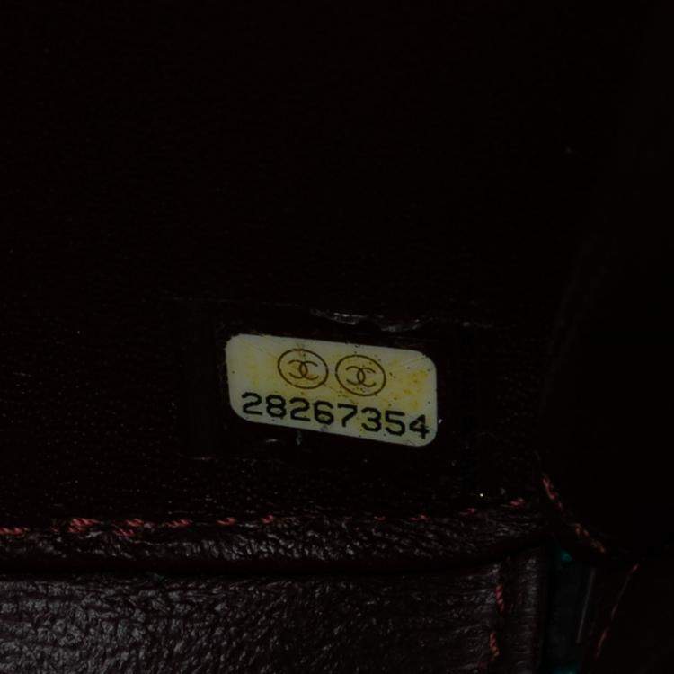 Pre Owned Chanel Blue Quilted Metallic Caviar Rainbow Hardware Oval Camera Bag