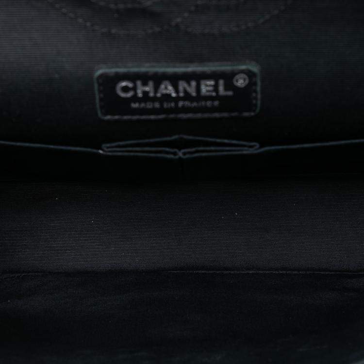 مملوكة مسبقًا Chanel Black Medium Smooth Calfskin Pure Double Flap