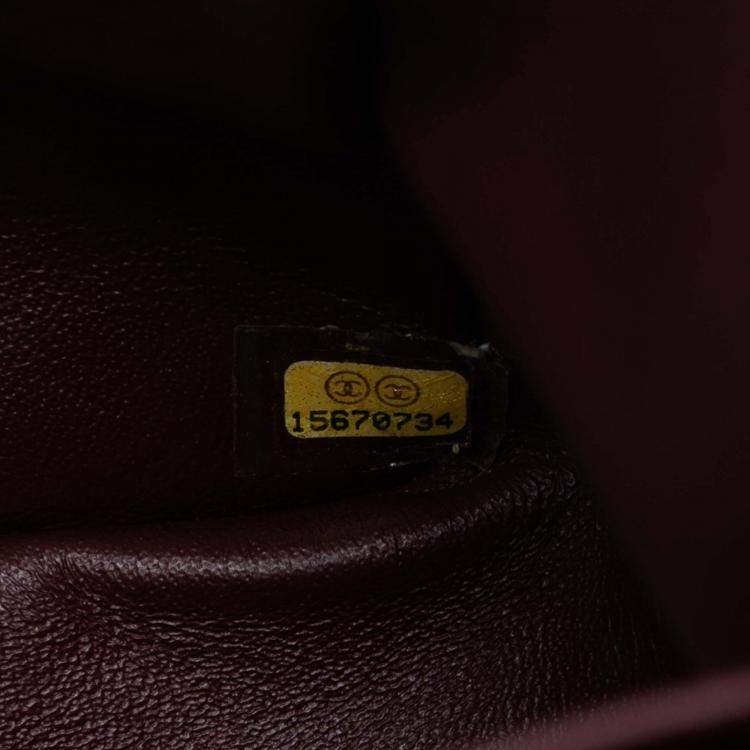 Pre Owned Chanel Black Jumbo Classic Lambskin Double Flap