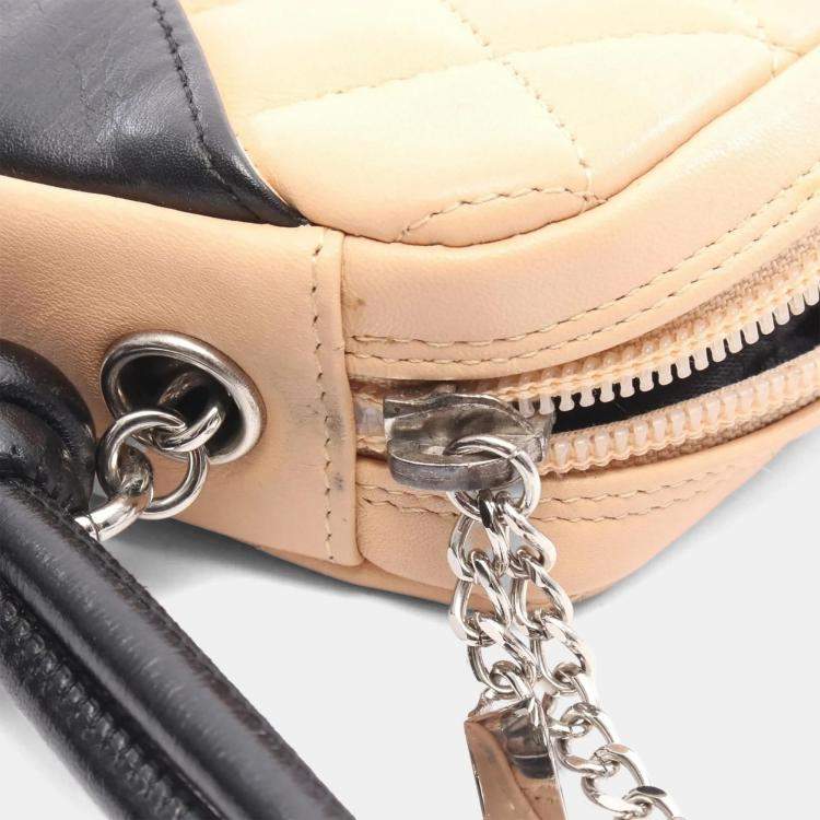 مملوكة مسبقًا Chanel Cambon Ligne Beige Leather Bowler Bag