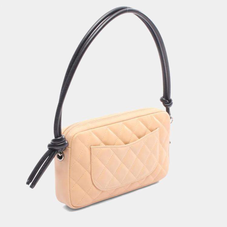 مملوكة مسبقًا Chanel Cambon Ligne Beige Leather Bowler Bag