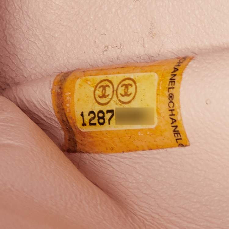 Pre Owned Chanel 2.55 Reissue 227 Degrade Pink/Cream Quilted Leather Flap Bag