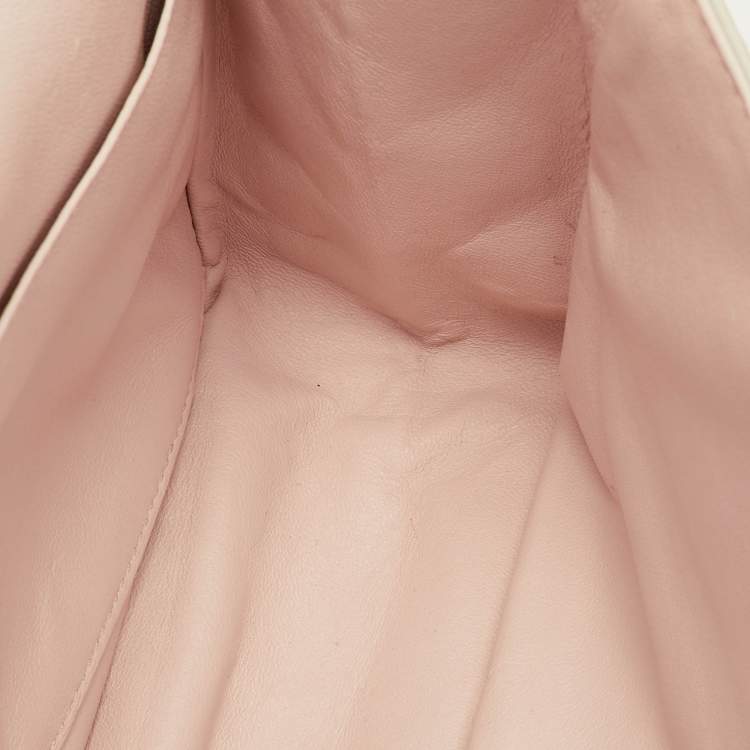 Pre Owned Chanel 2.55 Reissue 227 Degrade Pink/Cream Quilted Leather Flap Bag