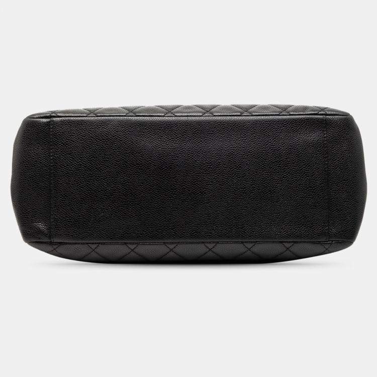 مملوكة مسبقًا Chanel Black Caviar Grand Shopping Tote