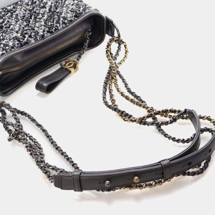 Pre Owned Chanel Small Sequins Gabrielle Hobo