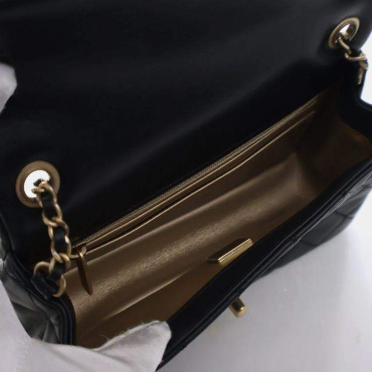 Pre Owned Chanel Mini Lambskin Rectangular Pearl Crush Flap Bag