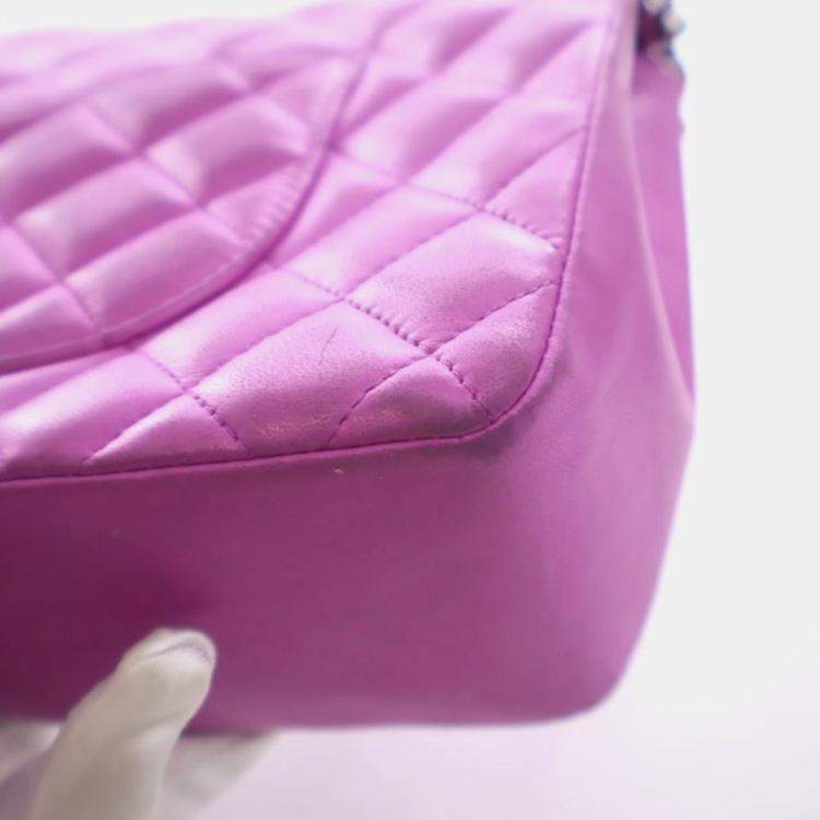 مملوكة مسبقًا Chanel Vintage Medium Lambskin Classic Single Flap Bag