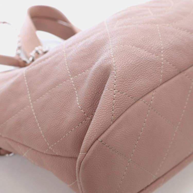 Pre Owned Chanel Caviar Quilted Top Handle Tote