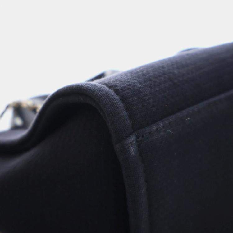 Pre Owned Chanel Small Mixed Fibers Deauville Tote