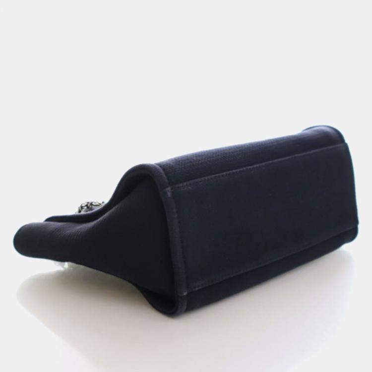 Pre Owned Chanel Small Mixed Fibers Deauville Tote