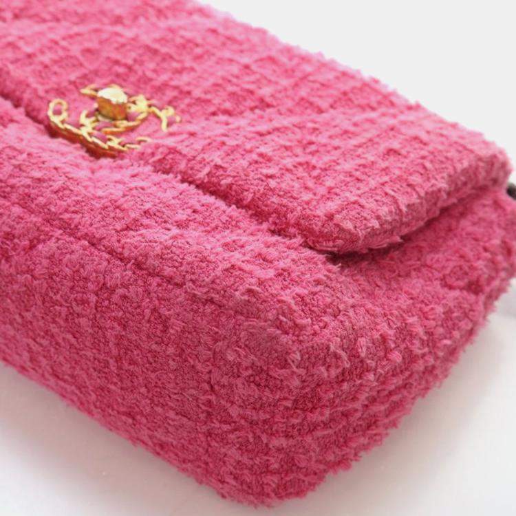 Pre Owned Chanel Small Tweed 19 Flap Bag