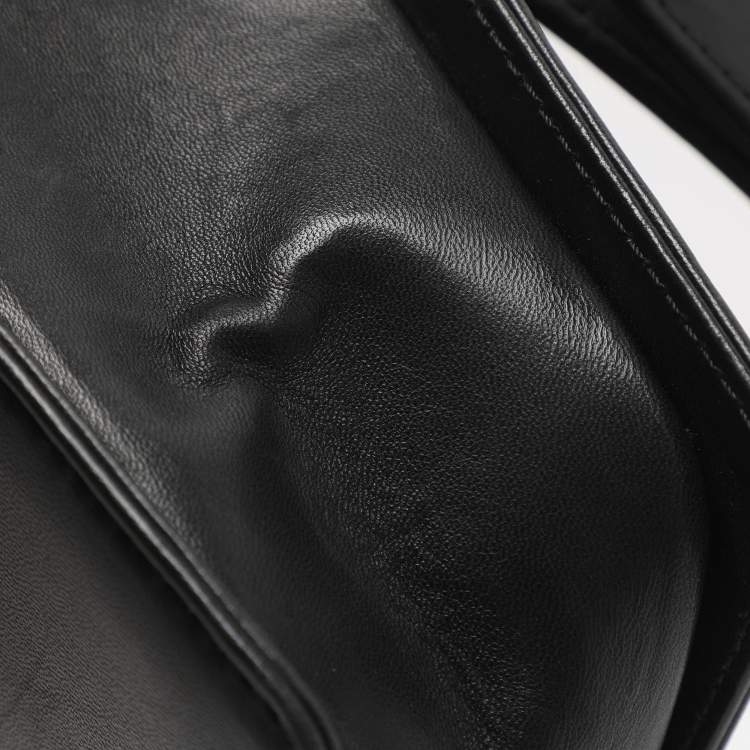 Pre Owned Chanel Medium Paris-Edinburgh Celtic Boy Red Leather Flap Shoulder Bag