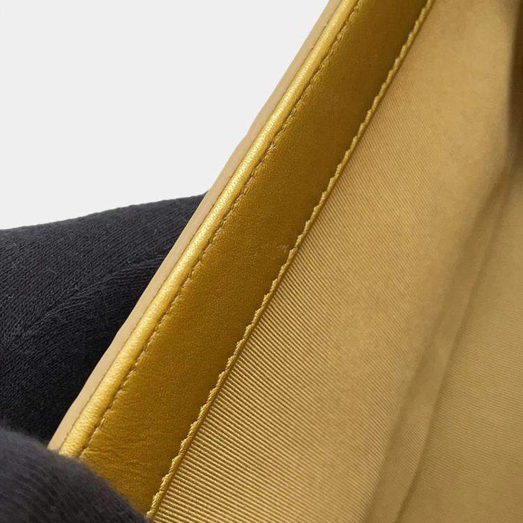 Pre Owned Chanel Chain Shoulder Bag Boy Embossed Leather Coco Mark