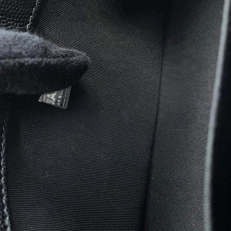 Pre Owned Chanel Chain Shoulder Bag Matelasse Coco Mark Boy Small Black