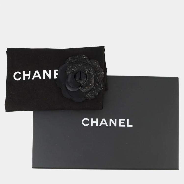 Pre Owned Chanel Chain Shoulder Bag Matelasse Coco Mark Boy Small Black