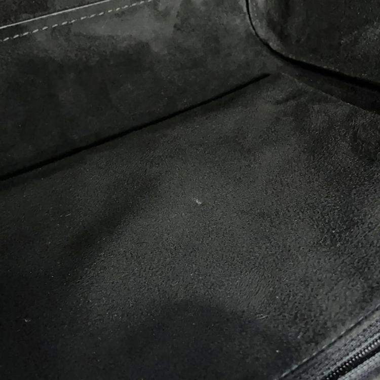 Pre Owned Chanel Deauville Coco Mark Studded Large Caviar Leather Tote Bag Black