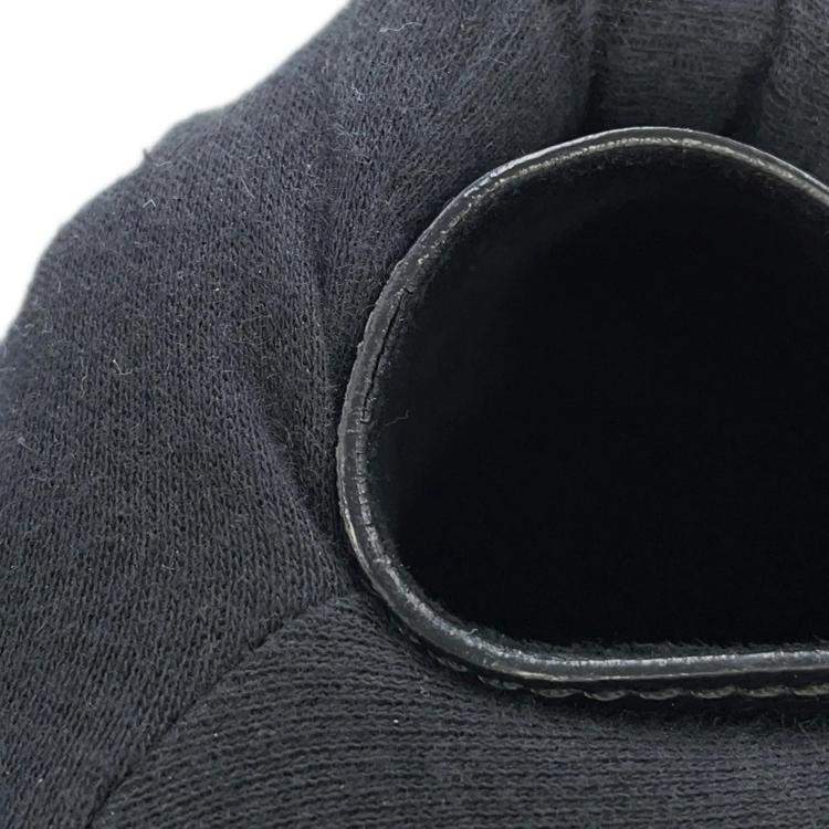 Pre Owned Chanel Deauville Coco Mark Studded Large Caviar Leather Tote Bag Black