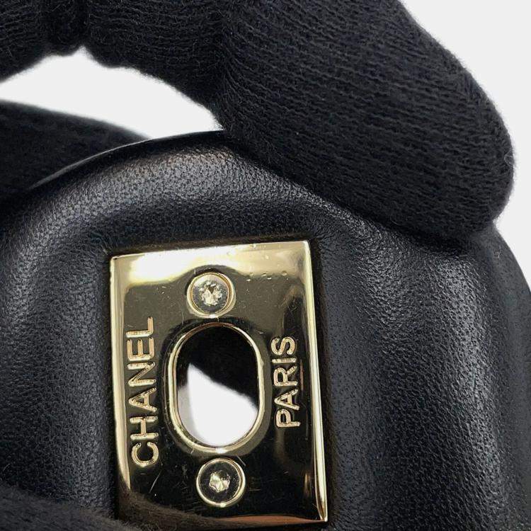 Pre Owned Chanel CC Multicolor Mouton Lambskin Leather Shoulder Bag