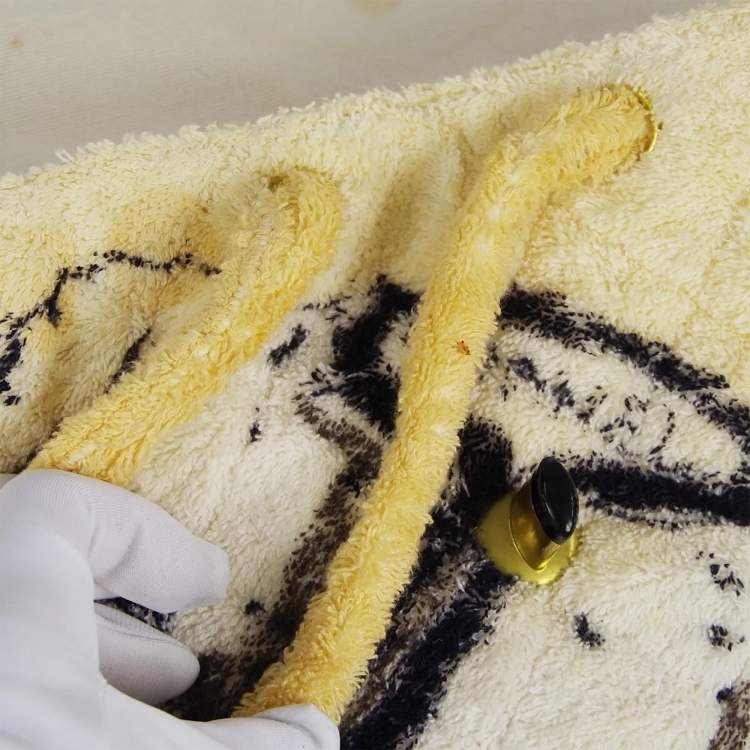 Pre Owned Chanel White Terry Cloth Backpack `94 Collection