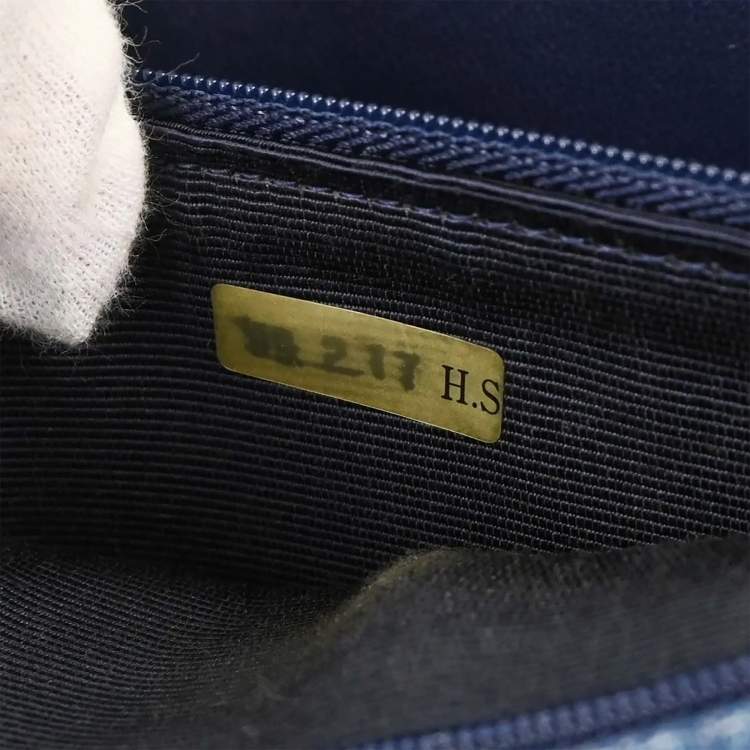مملوكة مسبقًا Chanel Blue Denim Top Handle Bag