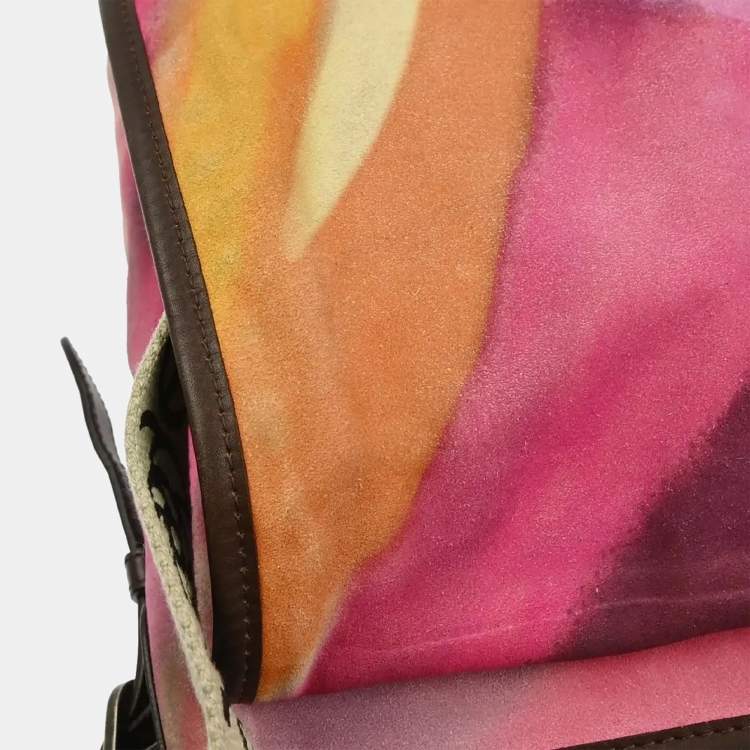 Pre Owned Chanel Flap Yellow Suede Shoulder Bag