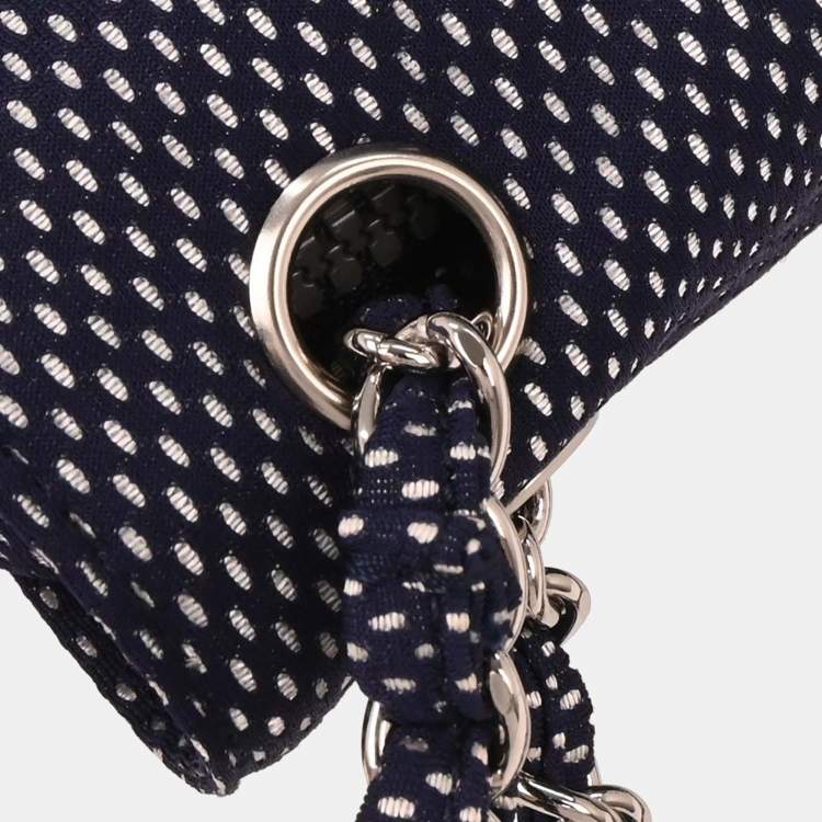 Pre Owned Chanel Sport Line Navy Mesh Shoulder Bag