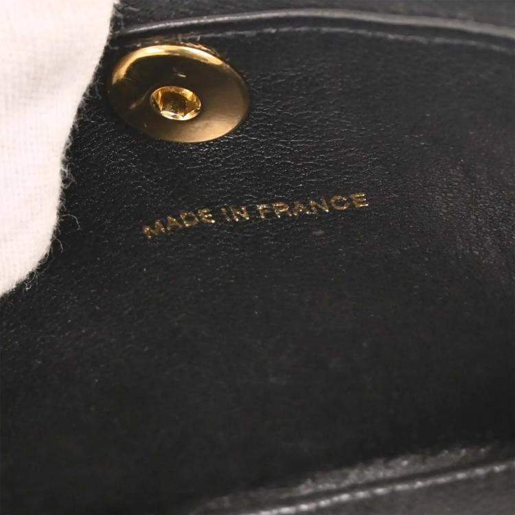 مملوكة مسبقًا Chanel Black Patent Leather Vanity Handbag